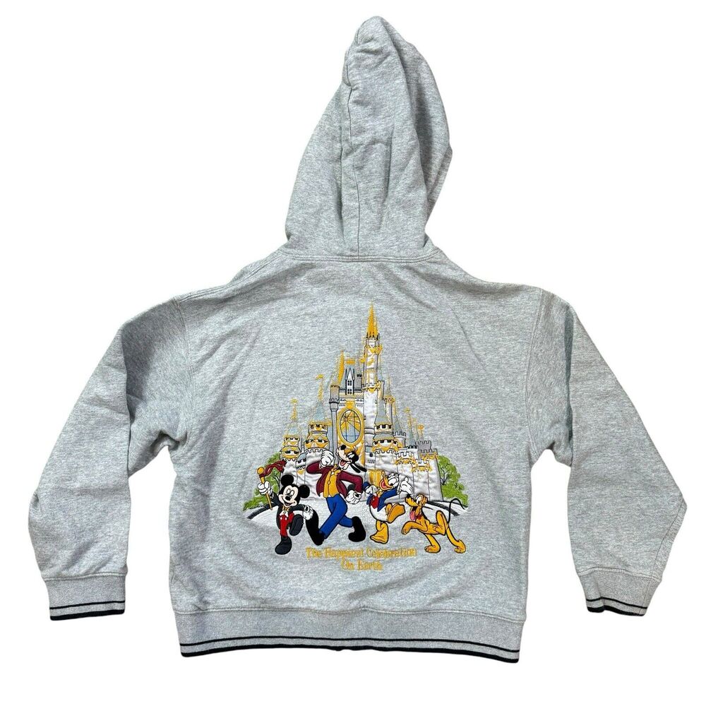 Walt Disney World THE HAPPIEST CELEBRATION ON EARTH Zip Sweatshirt Jacket M